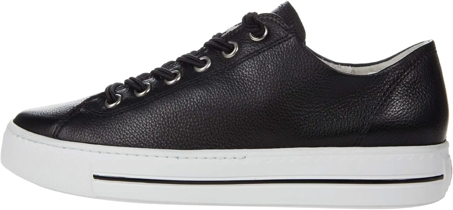 Paul Green Hadley Sneaker - Sneakers for Women - Leather Upper - Hand Stitched Detailing - Latex Outsole