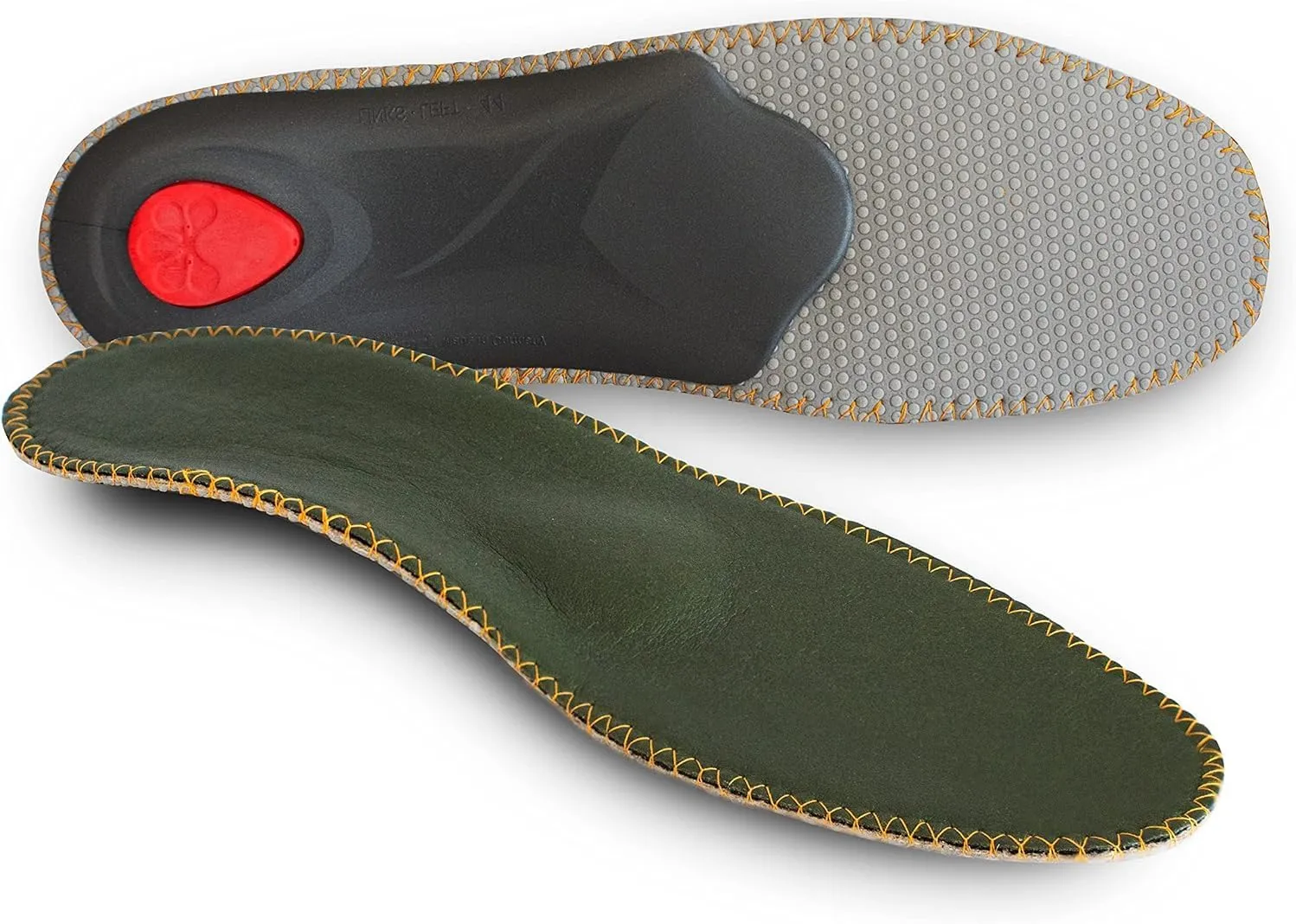 pedag Viva Outdoor | Made in Germany | Hiking Arch Support, Metatarsal Pad & Heel Cushion | Breathable Vegan Leather Insoles | Semi-Rigid | Prevents Foot Odor & Relieves Tired Feet. Size US M10/EU43