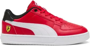 PUMA Kids Boys Scuderia Ferrari Caven 2 Lace Up Sneakers Shoes - Red