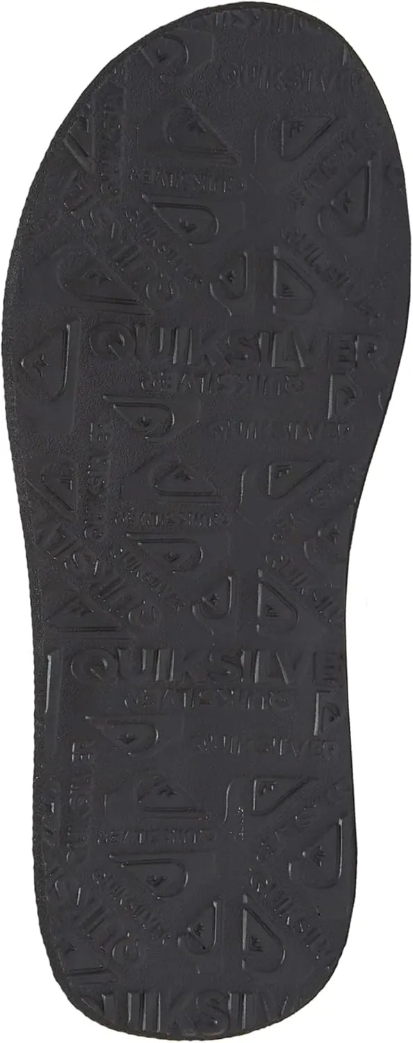 Quiksilver Boy's Carver Suede Fixed Strap Kids Flip Flop Youth Sandal