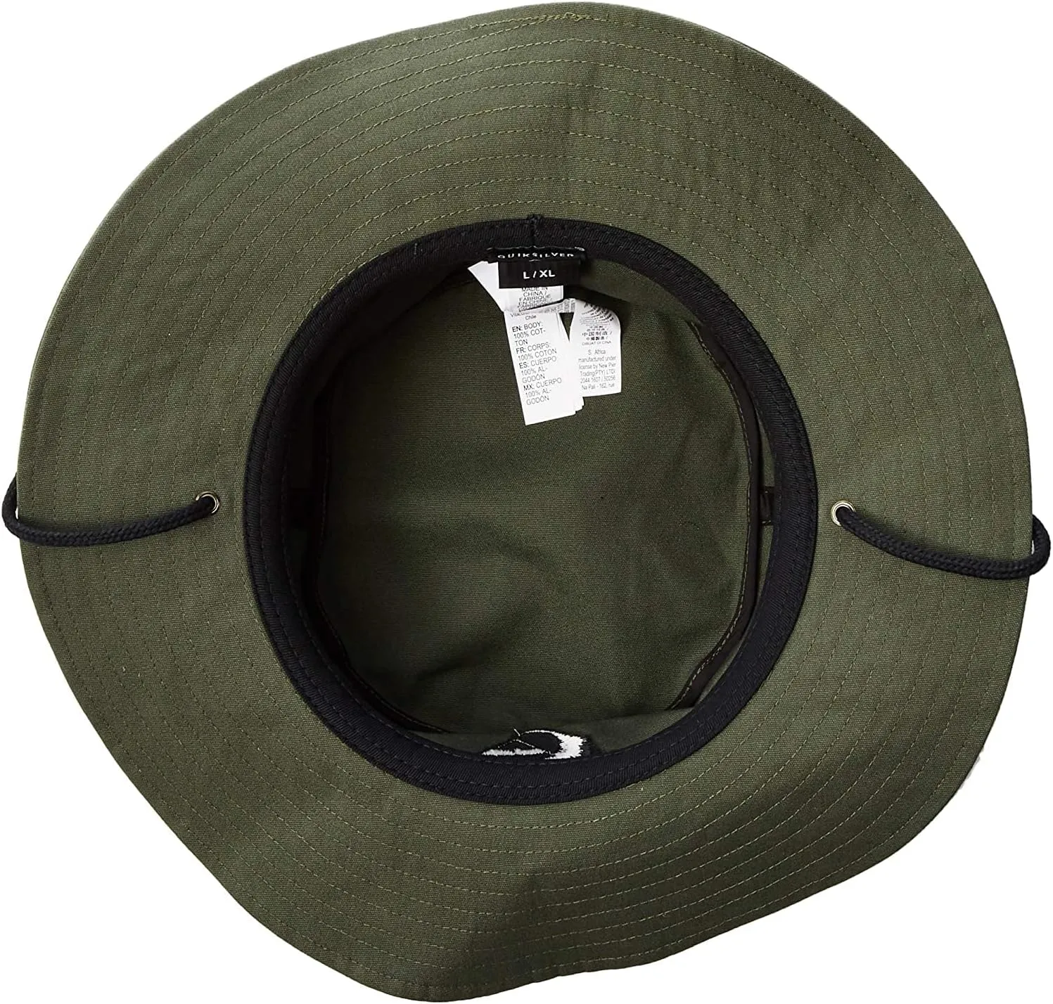Quiksilver Men's Bushmaster Sun Protection Floppy Visor Bucket Hat