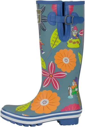 Rain Boots For Women Waterproof Boots Garden Shoes Outdoor Use with Comfortable Insole Knee High Rubber Rain Boot Gumboots Rain Footwear Wellies