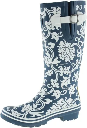 Rain Boots For Women Waterproof Boots Garden Shoes Outdoor Use with Comfortable Insole Knee High Rubber Rain Boot Gumboots Rain Footwear Wellies