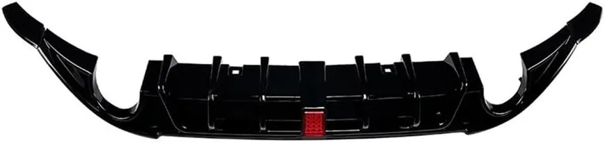Rear Bumper Diffuser Lip with/no Brake/Parking Indicator Light Compatible for VW Golf 7 MK7 2013-2016 Base Version(A)
