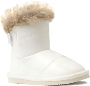 REDVOLUTION New Kids Classic Snow Boots Faux Leather Fashion Boots Outdoor Shoes(Toddler/Little Kid)