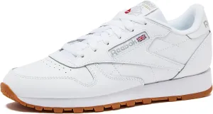 Reebok Classic Leather Sneakers for Women - Black or White Tennis Shoes Womens Size 5 to 12