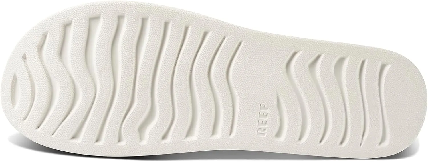 Reef Women's Water Scout Slide Sandal, White, 6