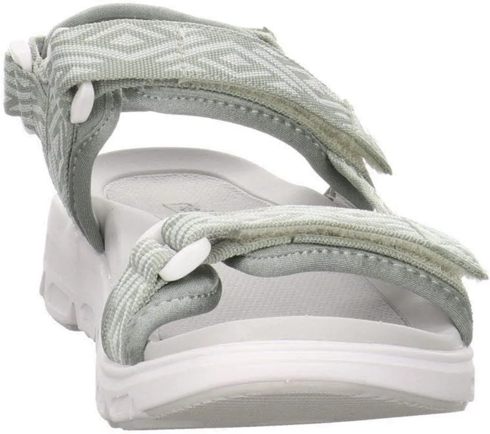 Rieker R-Evolution Women's Trekking Sandals Textile Hiking Comfortable Outdoor Patterned Women's Shoes