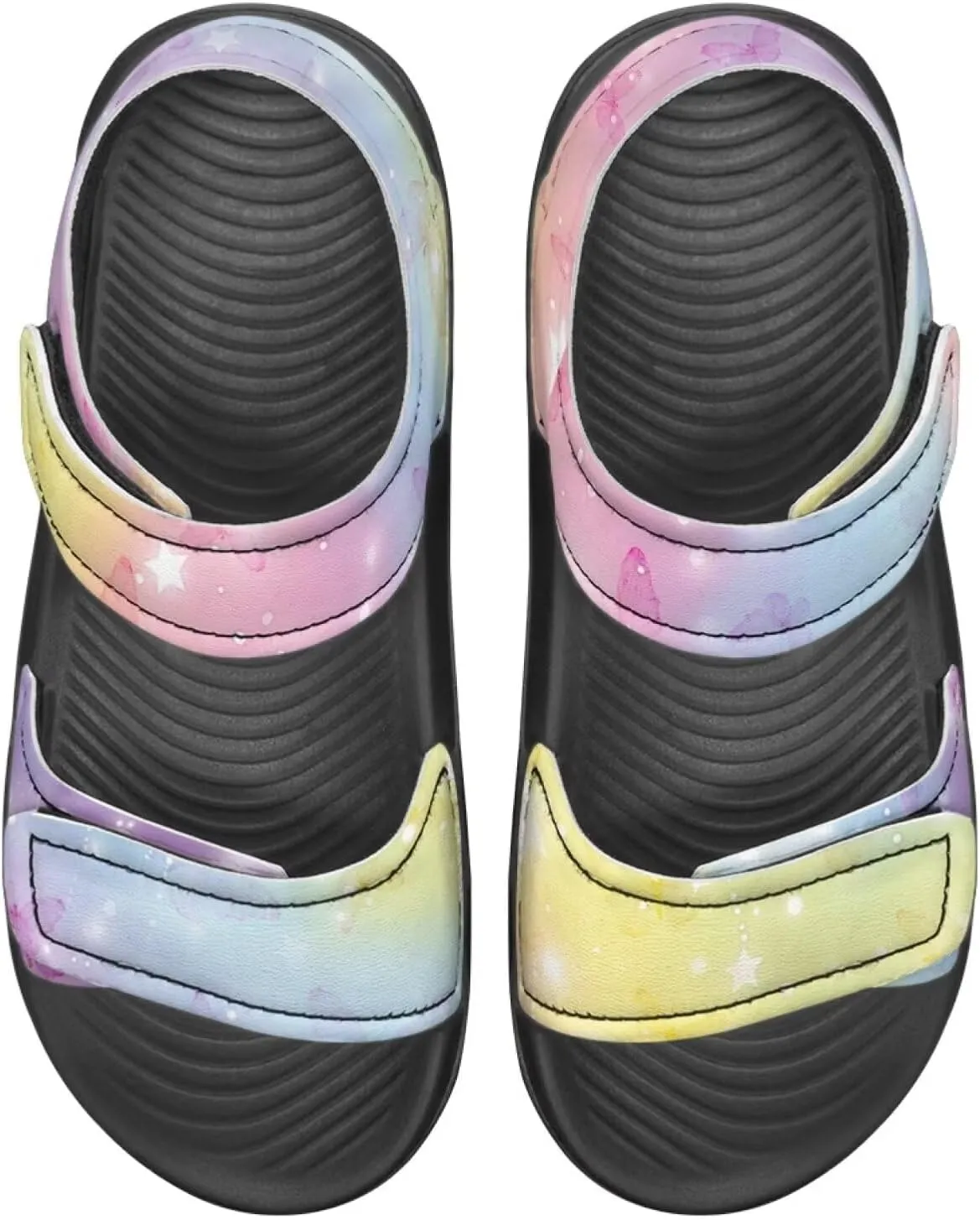 Sandals for Kids Boy Girls Summer Shoes Slide Sandals with Adjustable Strap Toddler Shoes Open Toe Slides