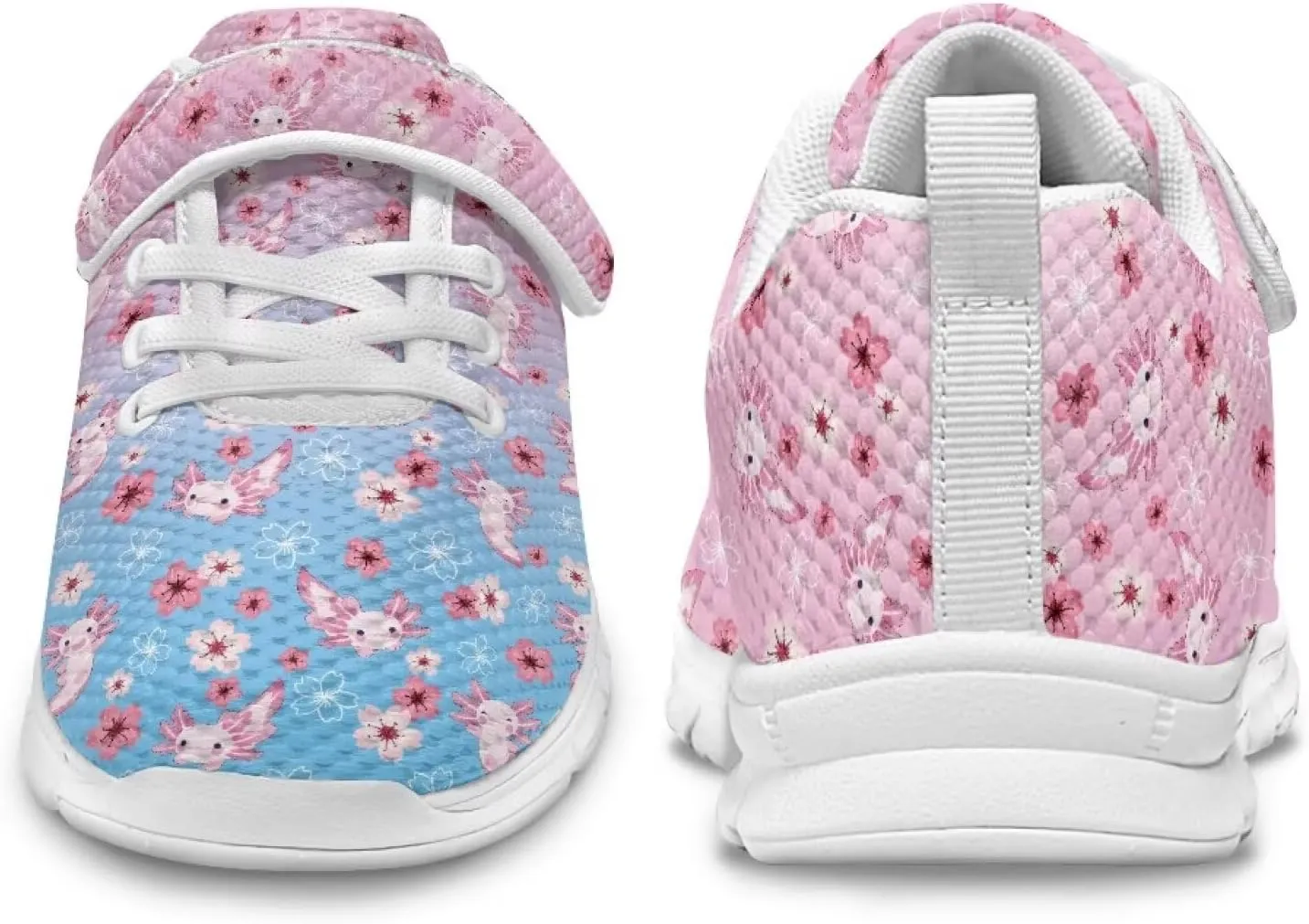 Showudesigns Running Shoes for Girls Boys Athletic Tennis Shoes Slip On School Sneakers