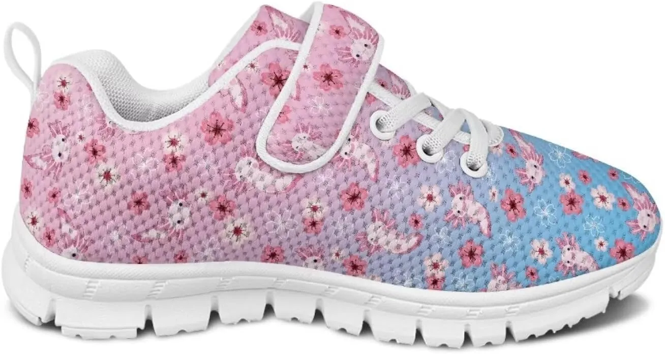 Showudesigns Running Shoes for Girls Boys Athletic Tennis Shoes Slip On School Sneakers