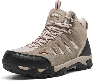 SHULOOK Women's Hiking Boots Waterproof Lightweight Outdoor Trekking Camping Hiking Shoes