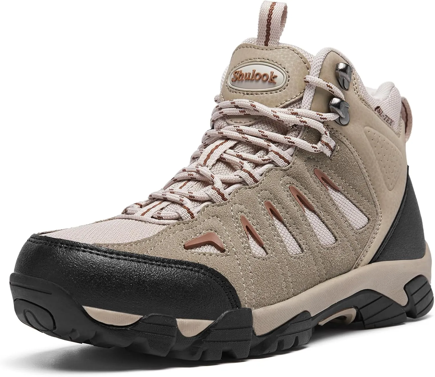 SHULOOK Women's Hiking Boots Waterproof Lightweight Outdoor Trekking Camping Hiking Shoes