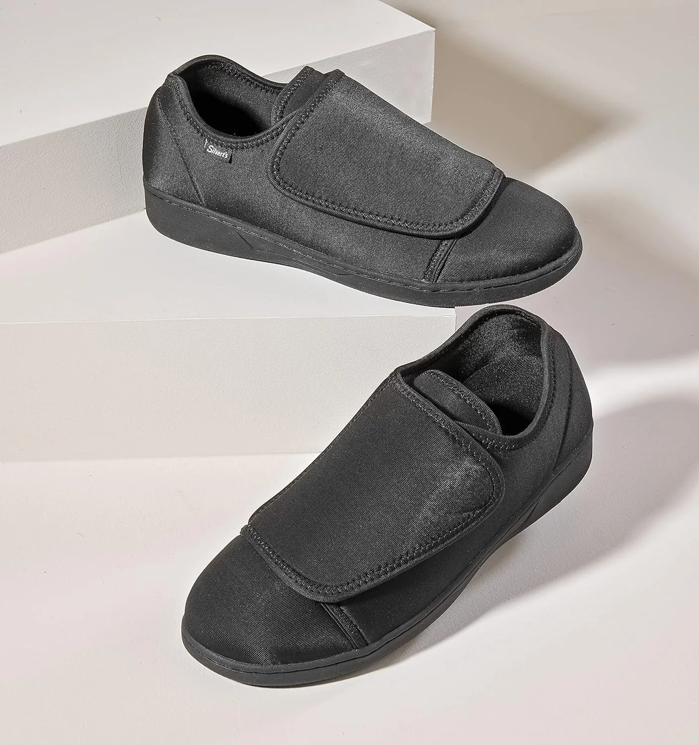 Silvert's Adaptive Clothing & Footwear Men’s Neoprene Extra Wide Ultra Comfort Flex Shoes for Seniors
