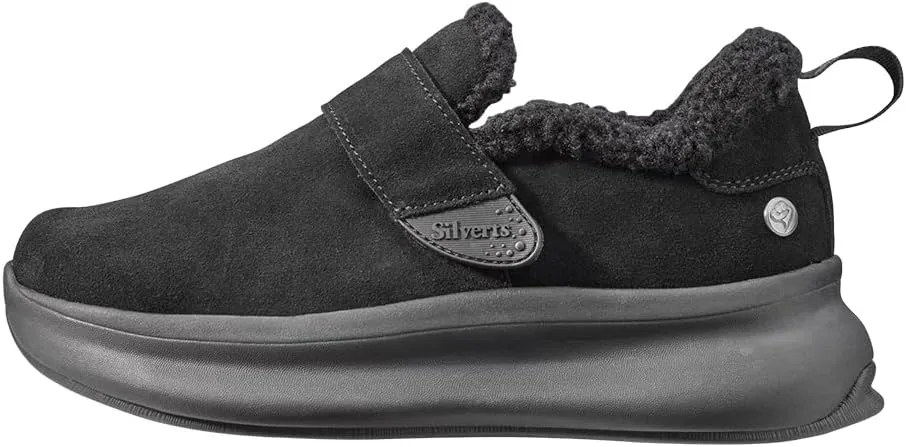Silvert's Adaptive Clothing & Footwear Women’s Extra Wide Comfort Shoes with Sherpa Lining