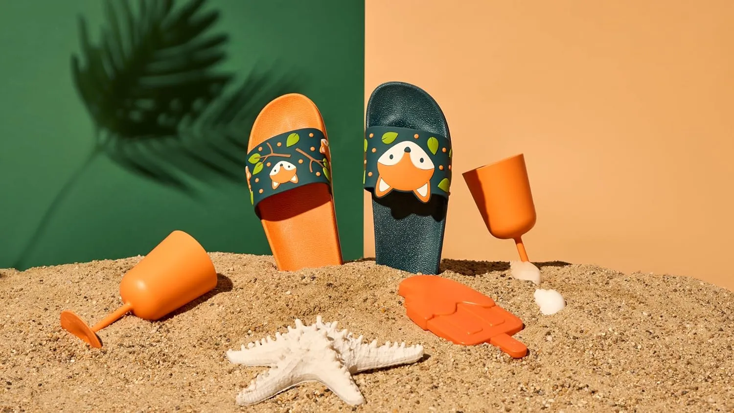 Slides & Slippers for Women, Men & Kids Pool Sandals Funny Designs Books Coffee Party Pizza Fox Bear Llama Clouds Footwear Gift