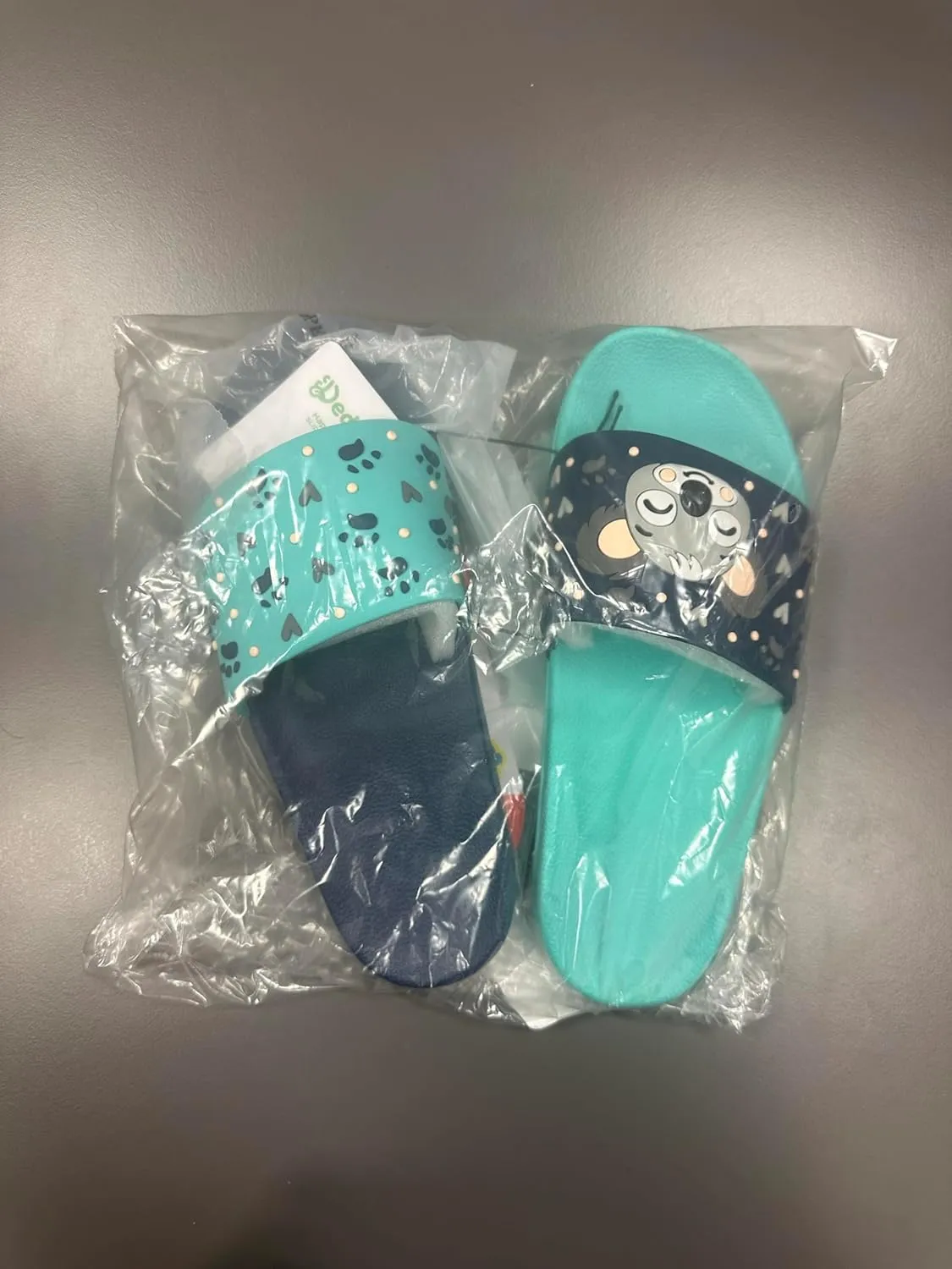 Slides & Slippers for Women, Men & Kids Pool Sandals Funny Designs Books Coffee Party Pizza Fox Bear Llama Clouds Footwear Gift