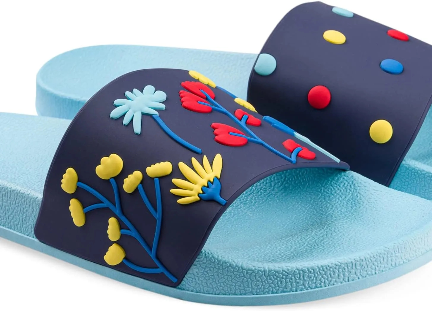 Slides & Slippers for Women, Men & Kids Pool Sandals Funny Designs Books Coffee Party Pizza Fox Bear Llama Clouds Footwear Gift