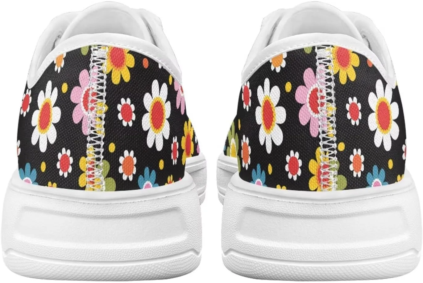 Slip on Sneakers Womens Wide Width Casual Breathable Polyester Running Sneakers Lightweight Low Top Soft Sole Walking Shoes