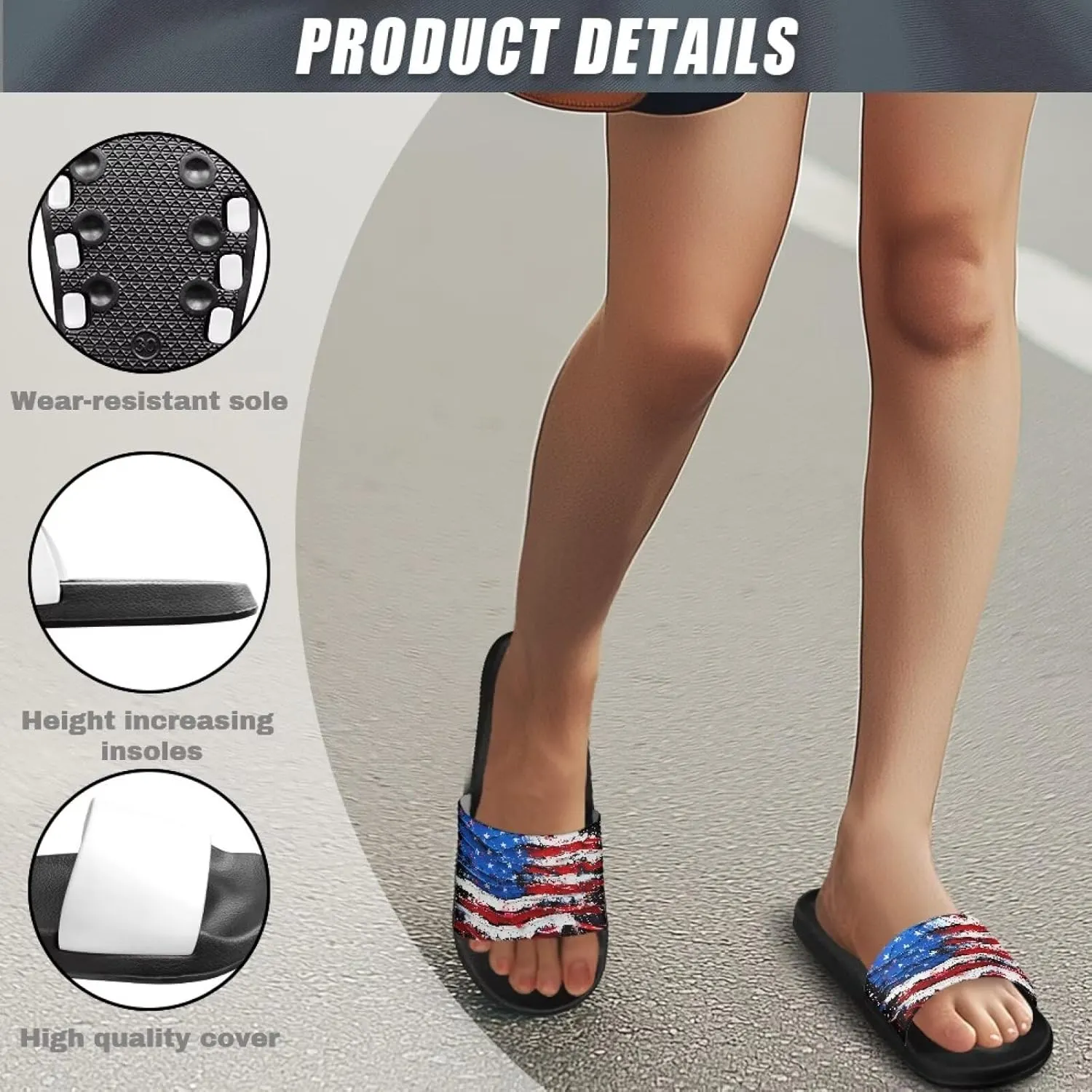 Slippers for Women and Men, Cloud Slides Shower Sandals House Shoes, Comfy and Cushioned EVA Flat Sandals