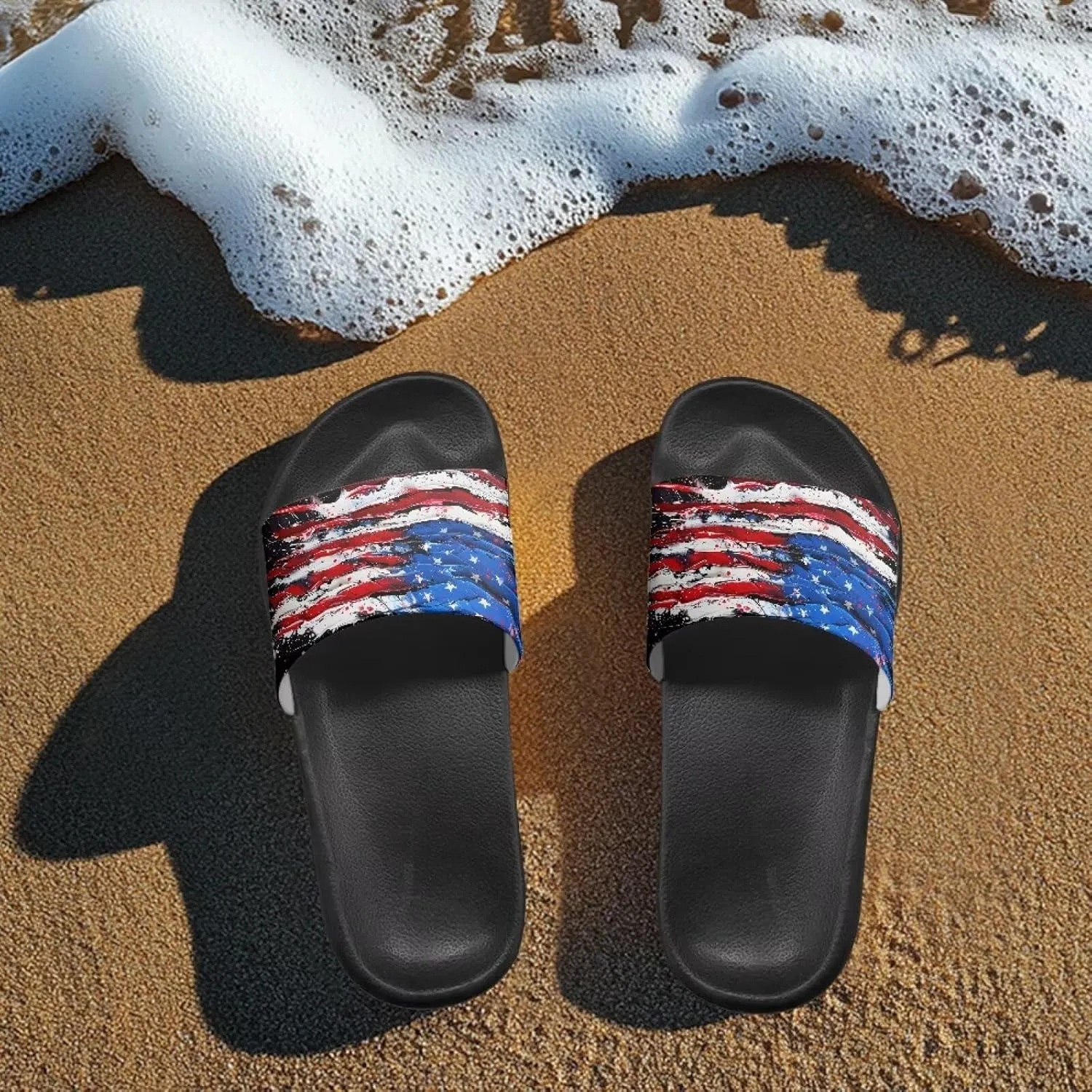 Slippers for Women and Men, Cloud Slides Shower Sandals House Shoes, Comfy and Cushioned EVA Flat Sandals