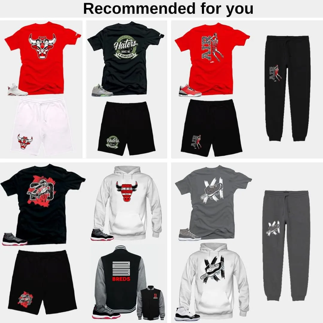 SNELOS Shirt Match Sneaker 14 Gym Red Toro Match Jordan Tee
