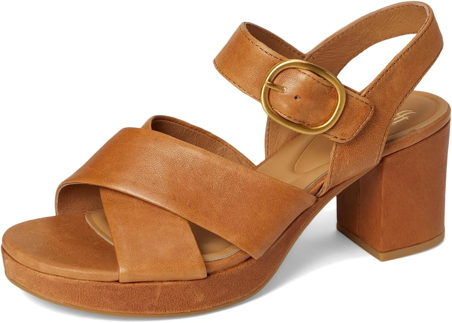 Sofft Women's Lizzie Heeled Sandal, Luggage, 7.5