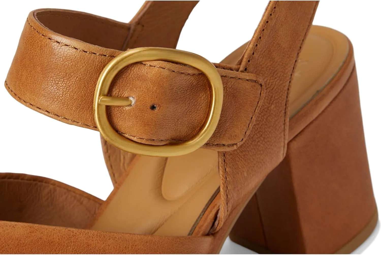 Sofft Women's Lizzie Heeled Sandal, Luggage, 7.5
