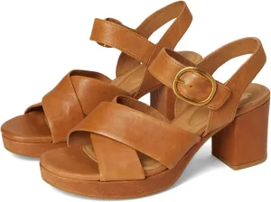 Sofft Women's Lizzie Heeled Sandal, Luggage, 7.5