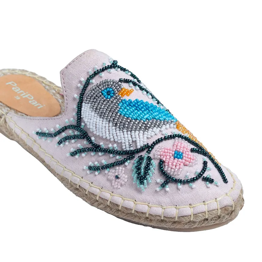 Songwing Espadrilles Blush Pink Flats