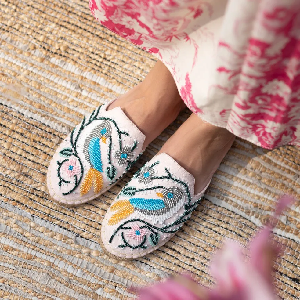 Songwing Espadrilles Blush Pink Flats