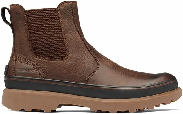 Sorel Men's Caribou Chelsea WP — Waterproof Leather Rain Boots