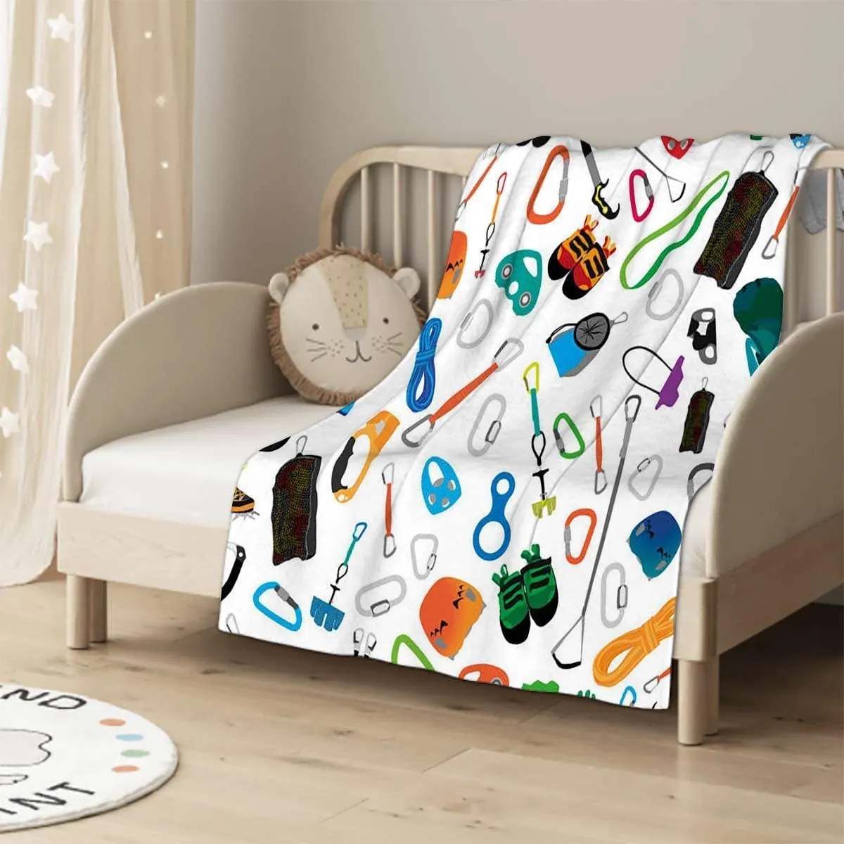 Sport Shoes Sneakers Colorful Character Blanket Soft Flannel Fleece Lightweight Ultra-Soft Micro Fleece Blanket for Couch Sofa Bed Bedroom 30x40 Inches