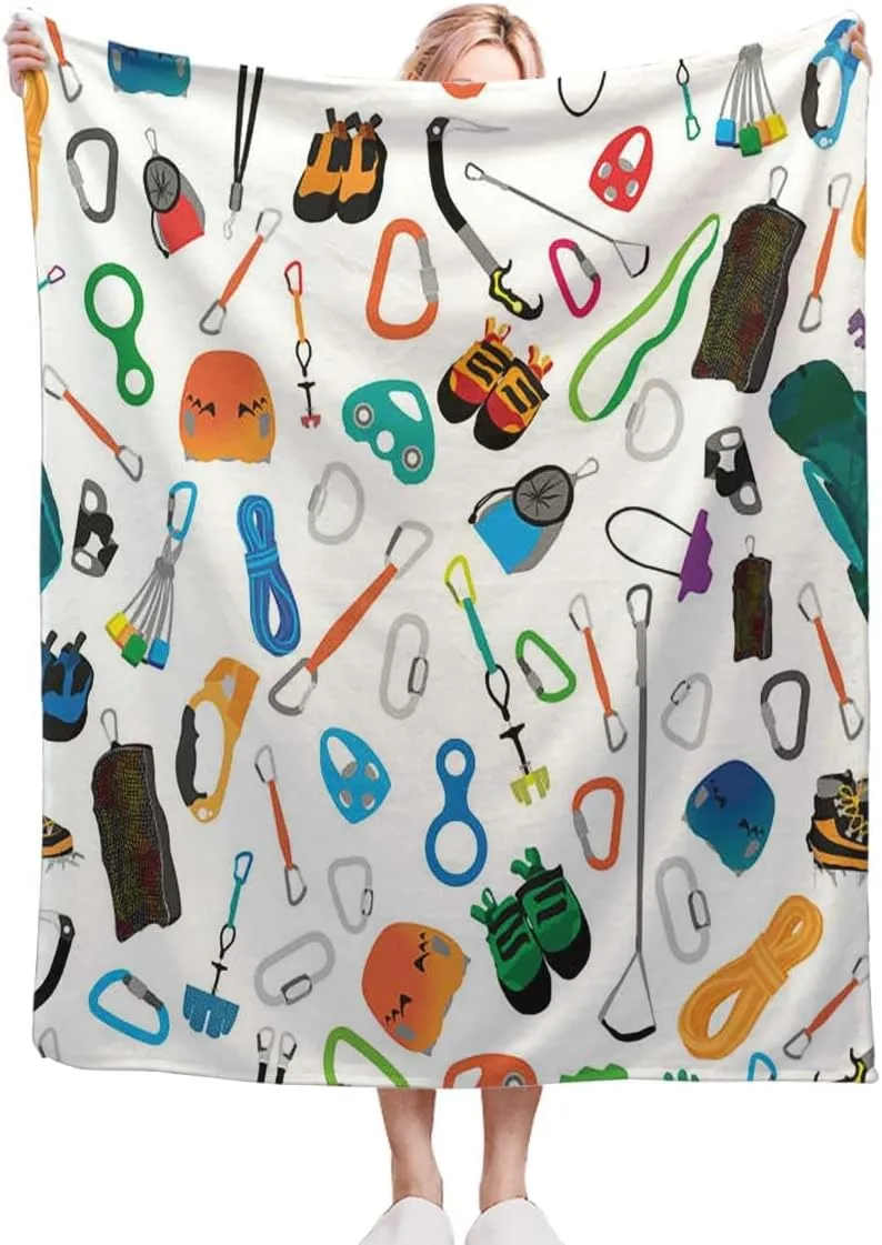 Sport Shoes Sneakers Colorful Character Blanket Soft Flannel Fleece Lightweight Ultra-Soft Micro Fleece Blanket for Couch Sofa Bed Bedroom 30x40 Inches