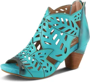Spring Step L'Artiste Icon Sandals for Women - Ladies Casual Flats Platform Sandal - Hand Painting Summer Shoes for Womens