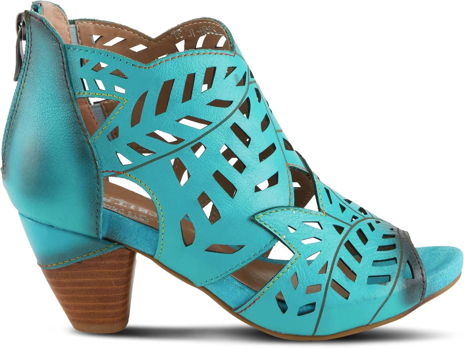 Spring Step L'Artiste Icon Sandals for Women - Ladies Casual Flats Platform Sandal - Hand Painting Summer Shoes for Womens
