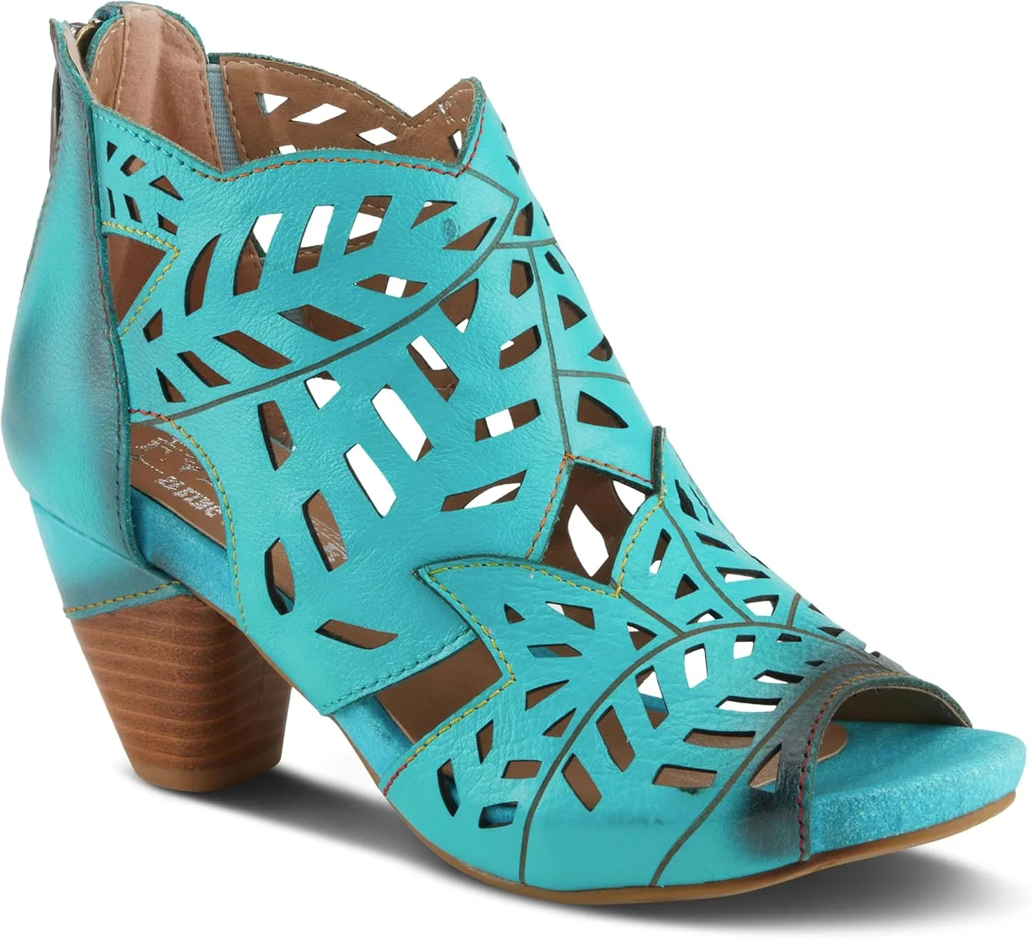 Spring Step L'Artiste Icon Sandals for Women - Ladies Casual Flats Platform Sandal - Hand Painting Summer Shoes for Womens