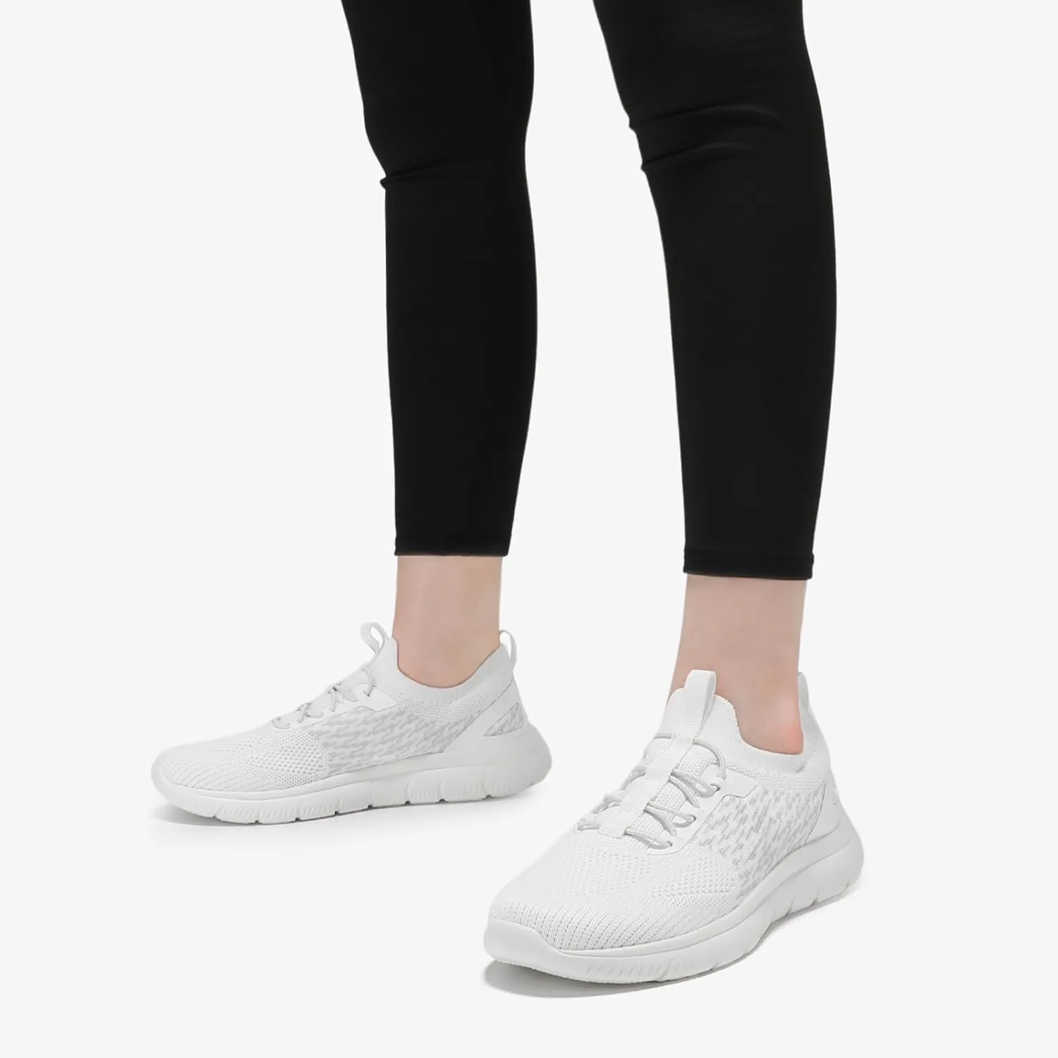 STQ Women Walking Shoes with Arch Support Comfort Lightweight Slip on Sneakers
