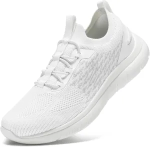 STQ Women Walking Shoes with Arch Support Comfort Lightweight Slip on Sneakers