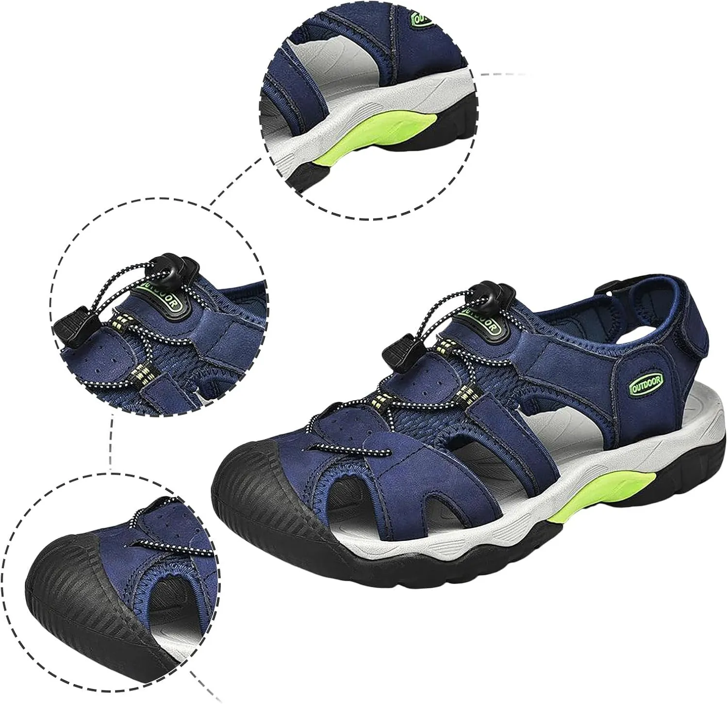 Summer Sandals Outdoor Backpacking Shoes Casual Men's Beach Shoes Sandals Mens Wide Width Sandals Men's Shoes Men Shoes