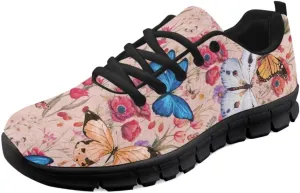 SYtrade Sneakers for Women Tennis Shoes Breathable Lightweight Walking Shoes Black Sole