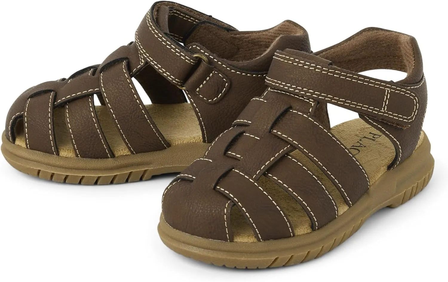 The Children's Place Baby Boys and Toddler Fisherman Sandals, Brown
