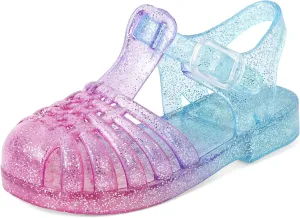 The Children's Place Baby Girls and Toddler Jelly Fisherman Sandals, Ombre Multicolor