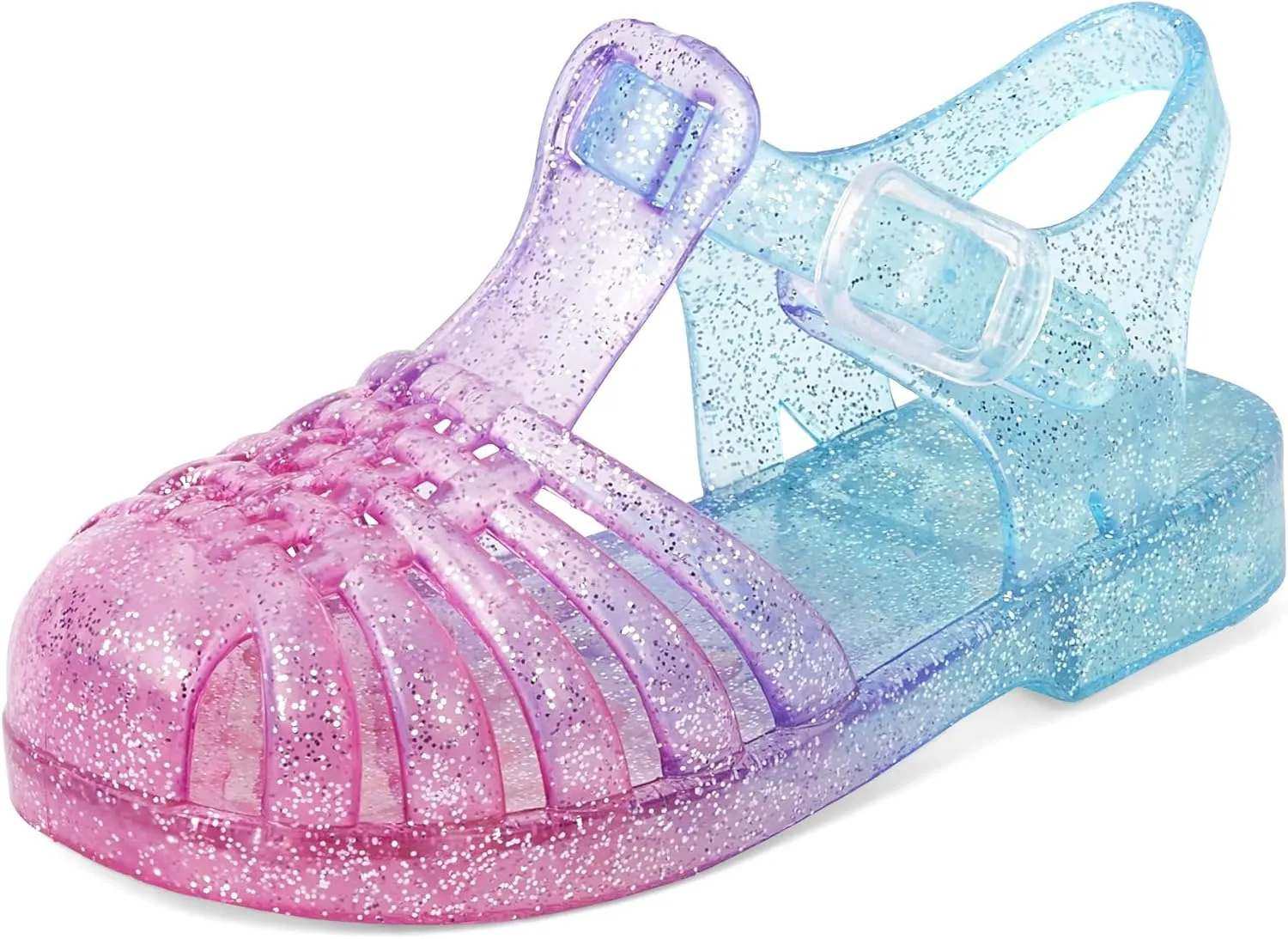 The Children's Place Baby Girls and Toddler Jelly Fisherman Sandals, Ombre Multicolor