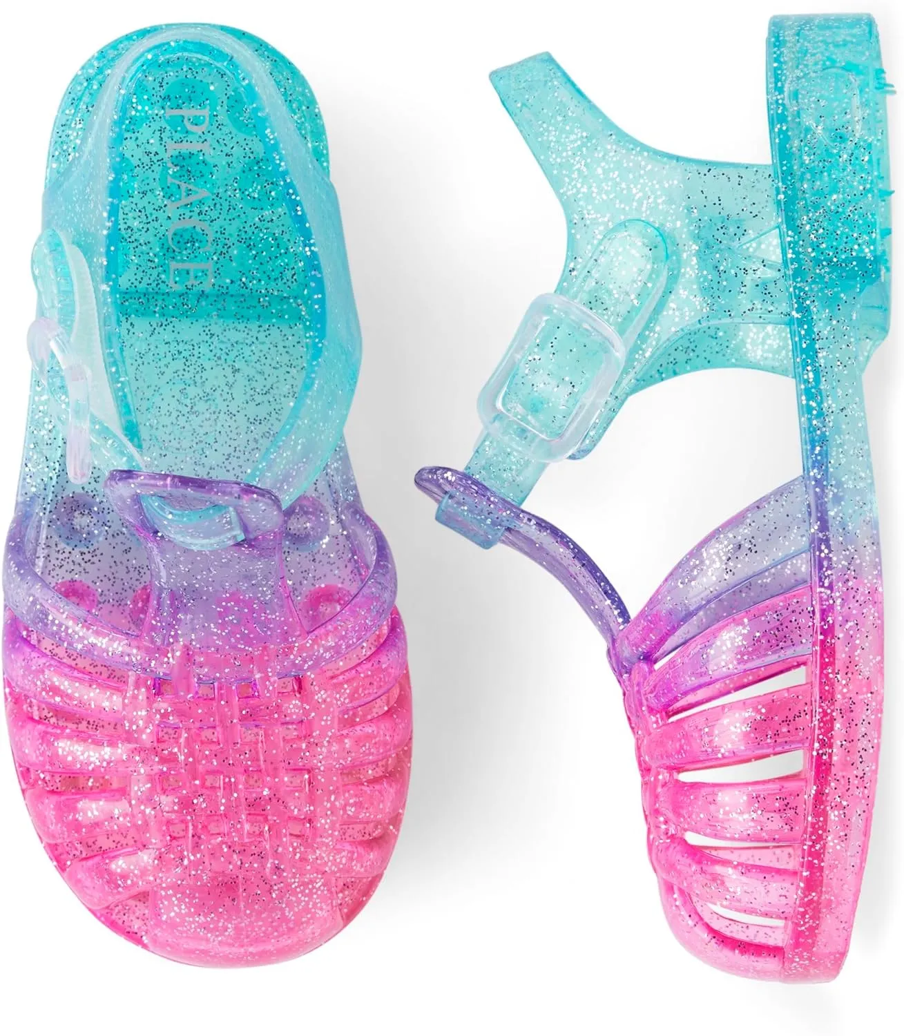 The Children's Place Girl's and Toddler Jelly Fisherman Sandals
