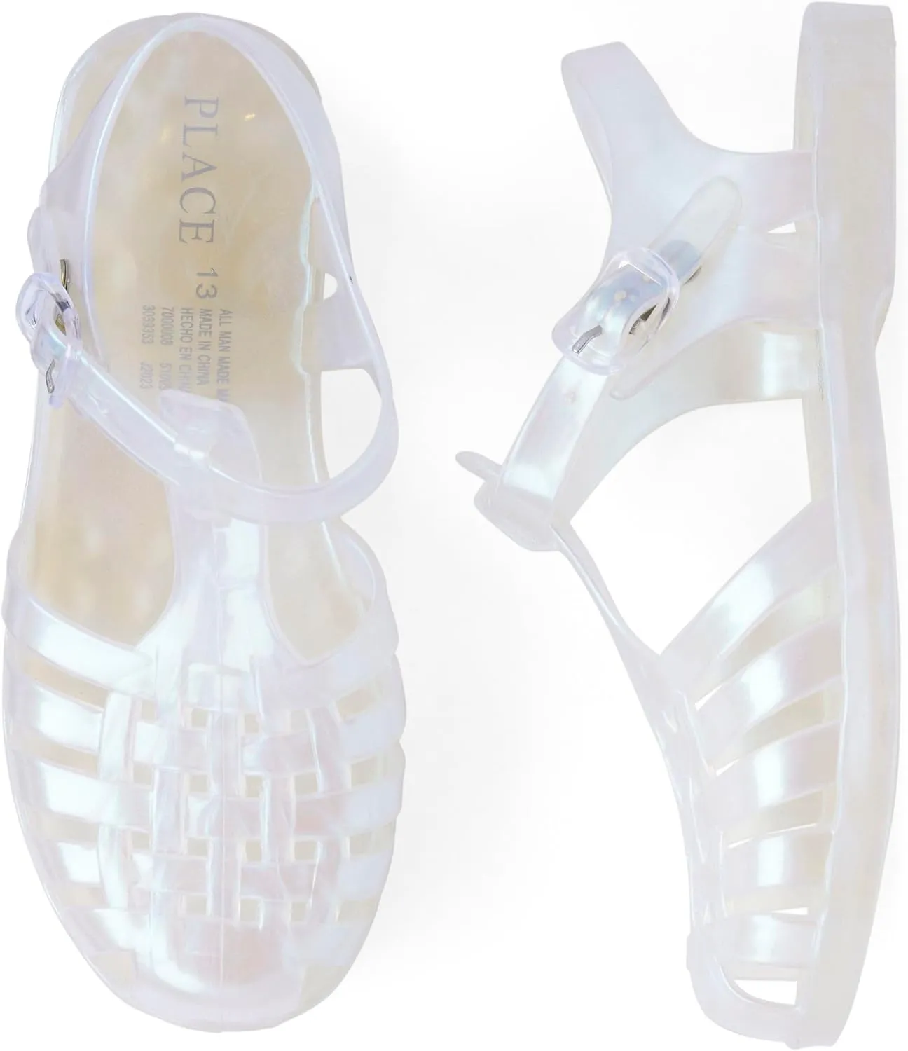 The Children's Place Girl's Jelly Fisherman Sandals