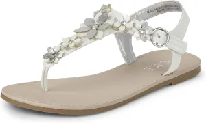 The Children's Place Girls T-Strap Sandals with Adjustable Ankle Strap