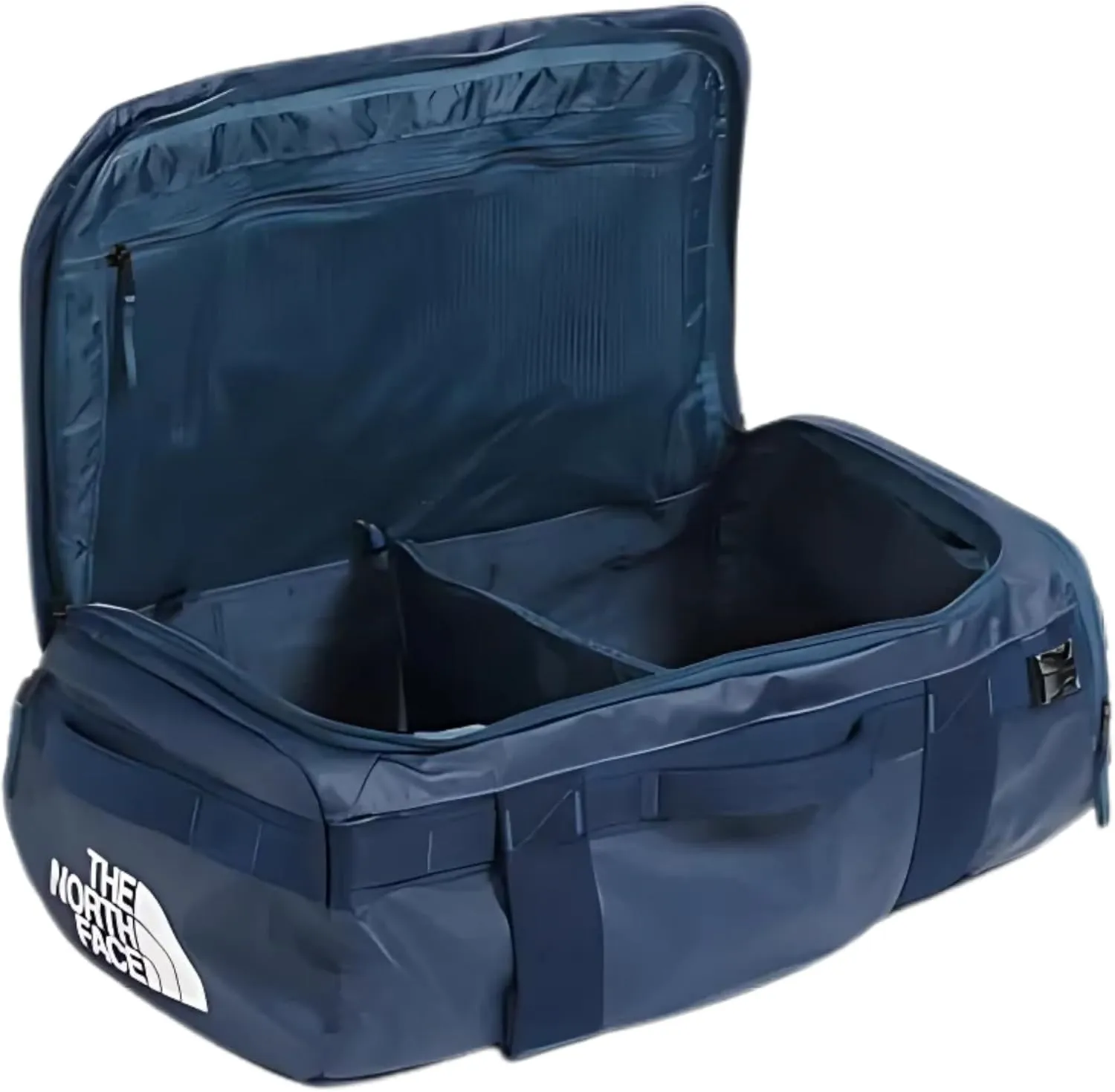THE NORTH FACE Base Camp Voyager Duffel—32L, Shady Blue/Summit Navy, One Size