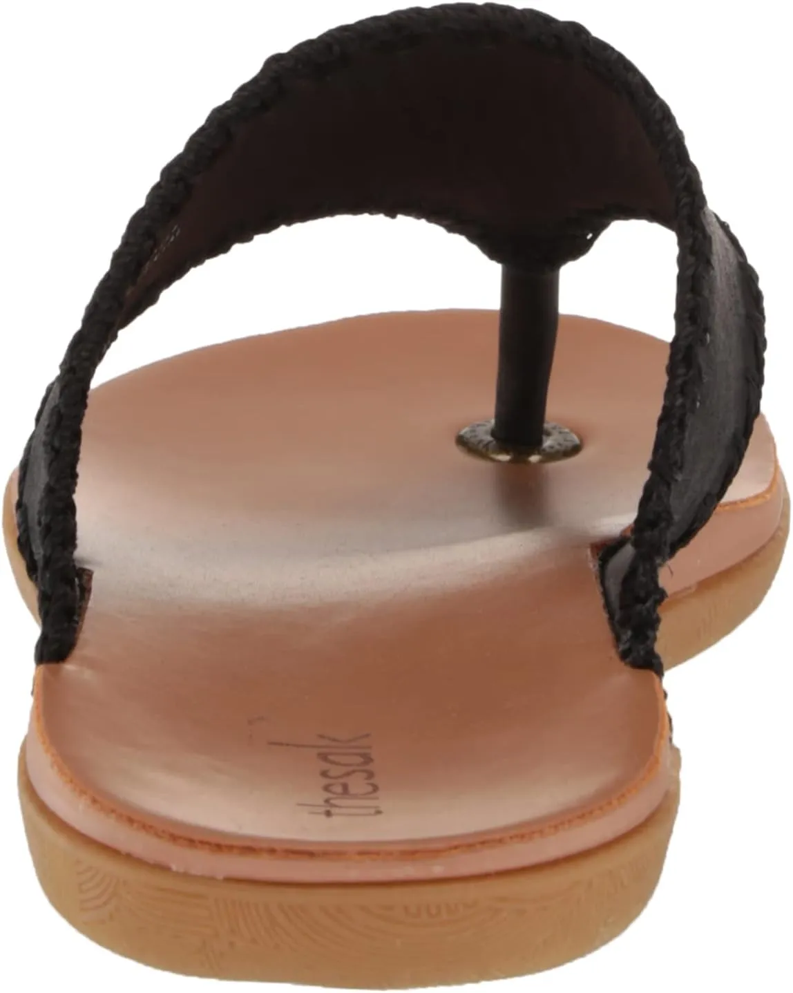 The Sak Women's Leather Shana Thong Crochet, Flip Flop Sandals, Summer Open Toe Shoes