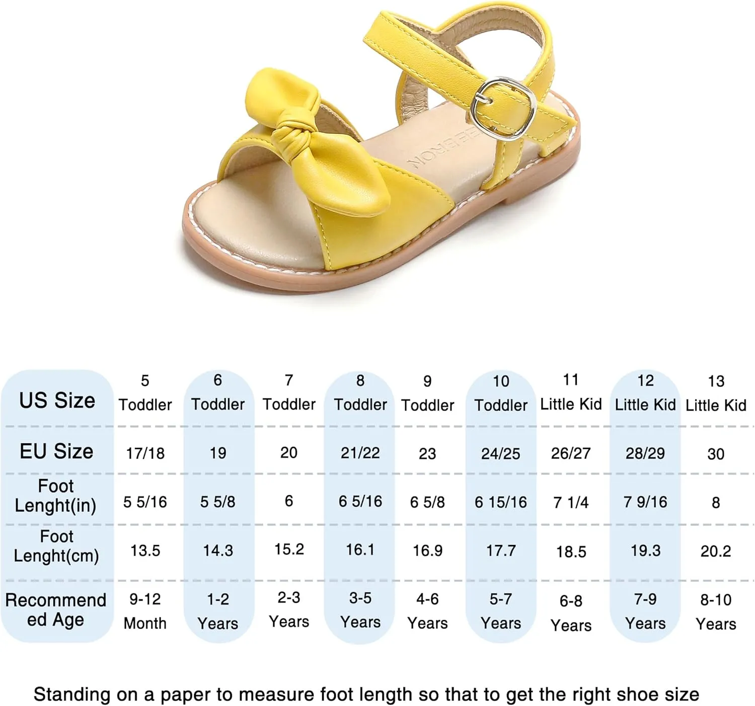 THEE BRON Toddler Girl Dress Sandals Sandalias para Nias